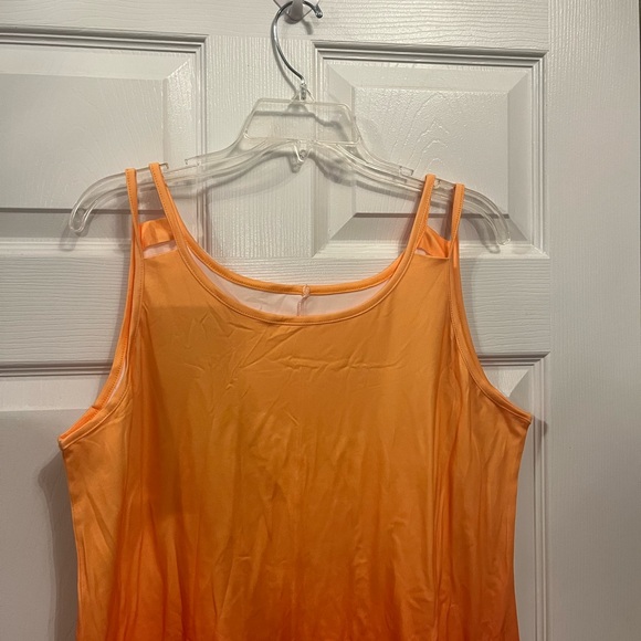 Women's Plus Size Ombre Print Sleek Summer Vacation Beach Holiday Dress 14W - Picture 6 of 9